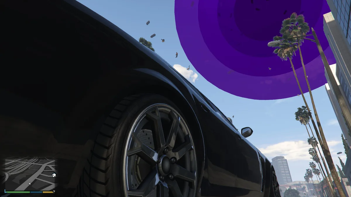 Buraco negro no Grand Theft Auto V Legacy