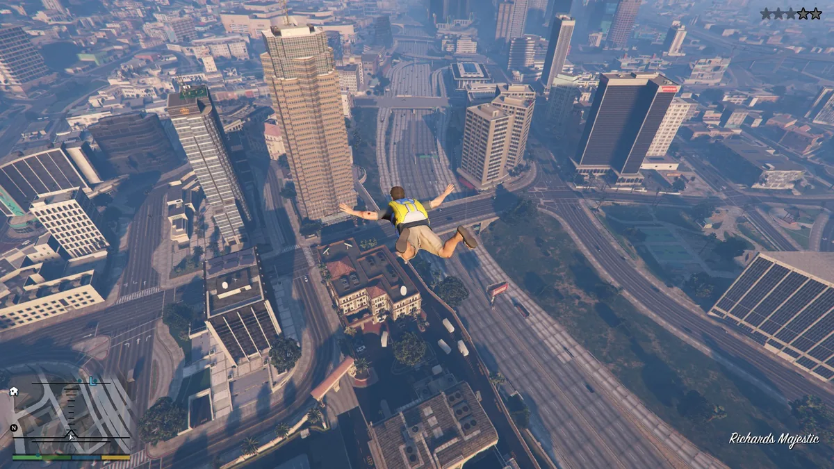 Skydive Grand Theft Auto V Legacy